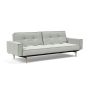 Innovation Living Splitback Styletto Sofa Bed Light Wood With Arms - stof 888