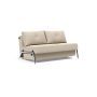 Innovation Living Cubed 140 Alu Sofa Bed - stof 586