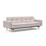 Innovation Living Dublexo Styletto Sofa Bed Light Wood With Arms - stof 300