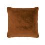 Essenza Sierkussen vierkant Furry Sierkussen vierkant Leather brown 50x50