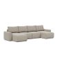 Innovation Living Norum Sofa Bed U-shape With Chunky Arms - stof 579