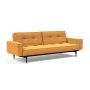 Innovation Living Splitback Styletto Sofa Bed Black Wood With Arms - stof 536