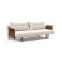 Innovation Living Recast Sofa Bed Dark Styletto With Arms - stof 531