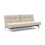 Innovation Living Splitback Chrome Sofa Bed - stof 586