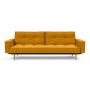 Innovation Living Splitback Styletto Sofa Bed Light Wood With Arms 507