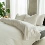 Kayori dekbedovertrek Nikaya Washed Tencel - Wit