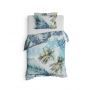 Heckett & Lane Dekbedovertrek Jaron Palm Blue