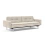 Innovation Living Dublexo Chrome Sofa Bed With Arms - stof 594