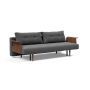 Innovation Living Recast Sofa Bed Dark Styletto With Arms - stof 852