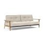 Innovation Living Splitback Frej Sofa Bed Oak - stof 594