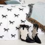 Snurk Amsterdam Dekbedovertrek Black Horses FLANEL