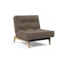 Innovation Living Splitback Eik Chair Oak - stof 411