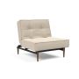 Innovation Living Splitback Styletto Chair Dark Wood - stof 586
