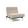 Innovation Living Splitback Styletto Chair Light Wood - stof 612