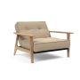 Innovation Living Splitback Frej Chair Oak - stof 587
