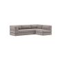 Innovation Living CozyPad Sofa BedL-Shape with arms - stof 418