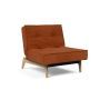 Innovation Living Splitback Eik Chair Oak - stof 595