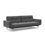 Innovation Living Splitback Styletto Sofa Bed Light Wood With Arms - stof 852