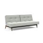 Innovation Living Splitback Eik Sofa Bed Smoked Oak - stof 888