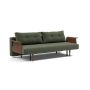 Innovation Living Recast Sofa Bed Dark Styletto With Arms - stof 413
