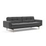 Innovation Living Dublexo Styletto Sofa Bed Light Wood With Arms - stof 852