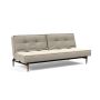 Innovation Living Splitback Styletto Sofa Bed Dark Wood - stof 539