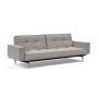 Innovation Living Splitback Styletto Sofa Bed Light Wood With Arms - stof 321
