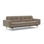 Innovation Living Dublexo Styletto Sofa Bed Light Wood With Arms - stof 850