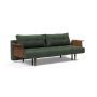 Innovation Living Recast Sofa Bed Dark Styletto With Arms - stof 281