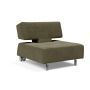 Innovation Living Cubed 160 Chrome Sofa Bed - stof 353