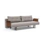 Innovation Living Recast Sofa Bed Dark Styletto With Arms - stof 321