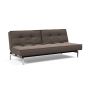 Innovation Living Splitback Chrome Sofa Bed - stof 530