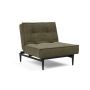 Innovation Living Splitback Styletto Chair Black Wood - stof 316