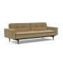 Innovation Living Dublexo Styletto Sofa Bed Black Wood With Arms - stof 860