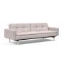 Innovation Living Dublexo Chrome Sofa Bed With Arms - stof 300