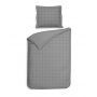 Heckett & Lane Dekbedovertrek Diamante Glacier Grey