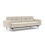 Innovation Living Dublexo Styletto Sofa Bed Light Wood With Arms - stof 594
