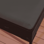 Kayori Splitmatras hoeslaken Shizu Perkal - Antracite