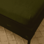 Kayori Nagano Hoeslaken Splittopper Flanel - Groen