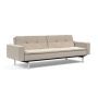 Innovation Living Dublexo Chrome Sofa Bed With Arms - stof 612