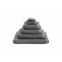 Heckett & Lane Washandje Bath Grant Classic Anthracite 16 x 21 cm