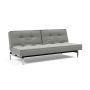 Innovation Living Splitback Chrome Sofa Bed - stof 853