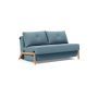 Innovation Living Cubed 140 Wood Sofa Bed - stof 525