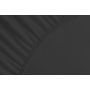 Yellow Hoeslaken Percale fitted sheet Volcano Black