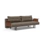 Innovation Living Recast Sofa Bed Dark Styletto With Arms - stof 411