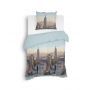 Heckett & Lane Dekbedovertrek Hayden Airy Blue