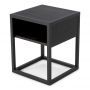 Spinder Design DIVA ONE-NIGHTSTAND Nachtkast - Zwart / Zwart