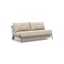 Innovation Living Cubed 160 Alu Sofa Bed - stof 586