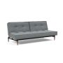 Innovation Living Splitback Styletto Sofa Bed Dark Wood - stof 320