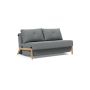 Innovation Living Cubed 140 Wood Sofa Bed - stof 320